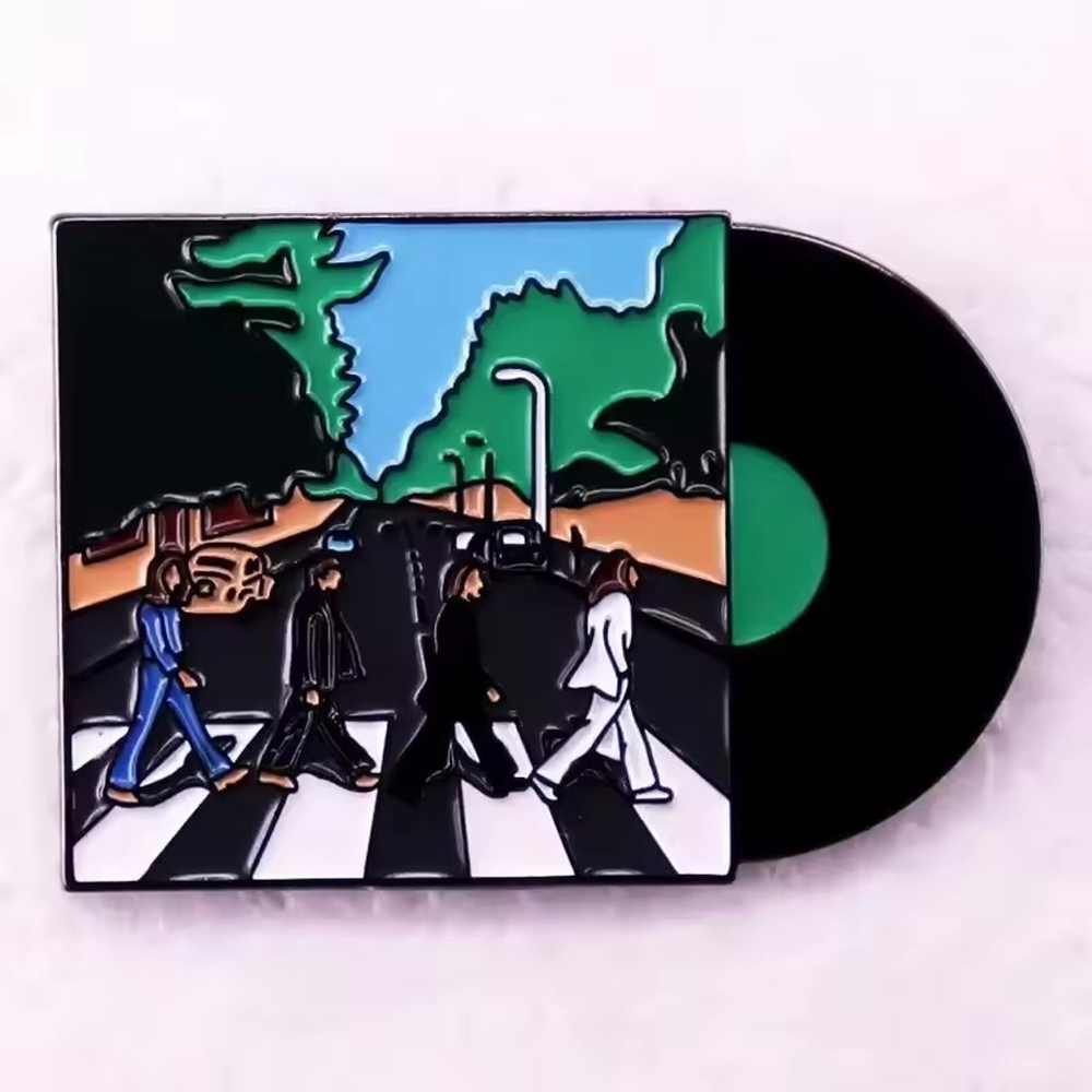 Beatles “Abbey Road” Album Vinyl Enamel Pin – Iconic Music Memorabilia